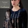 Netra Exclusive Gehnna 4Pcs Velvet Unstitched Suit Catalog