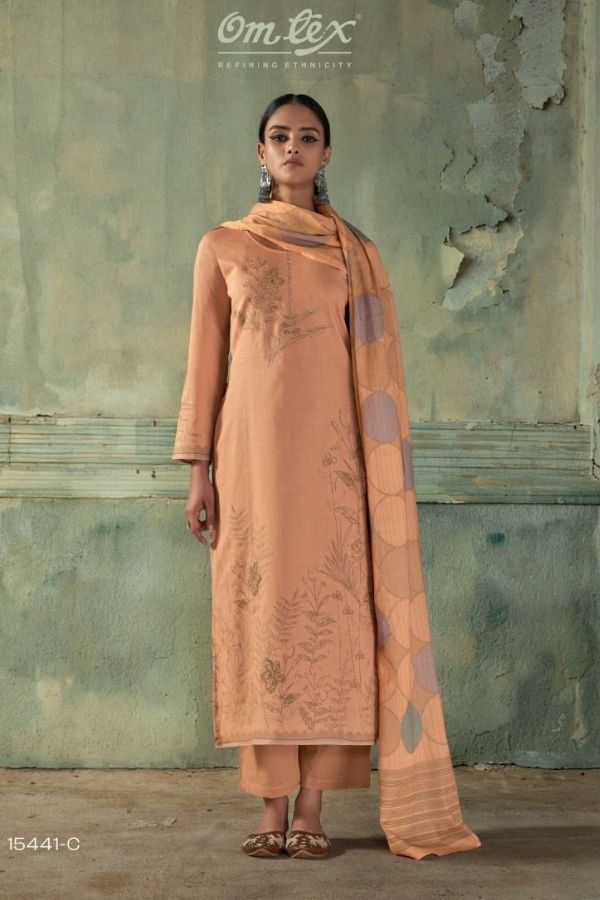 Omtex Aarzaa Premium Lawn Cotton Suit 3pcs Catalog