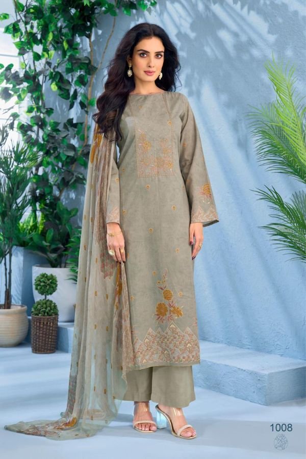 Salvi Fashion Shahi Cotton Suit 8pcs Suit Catalog