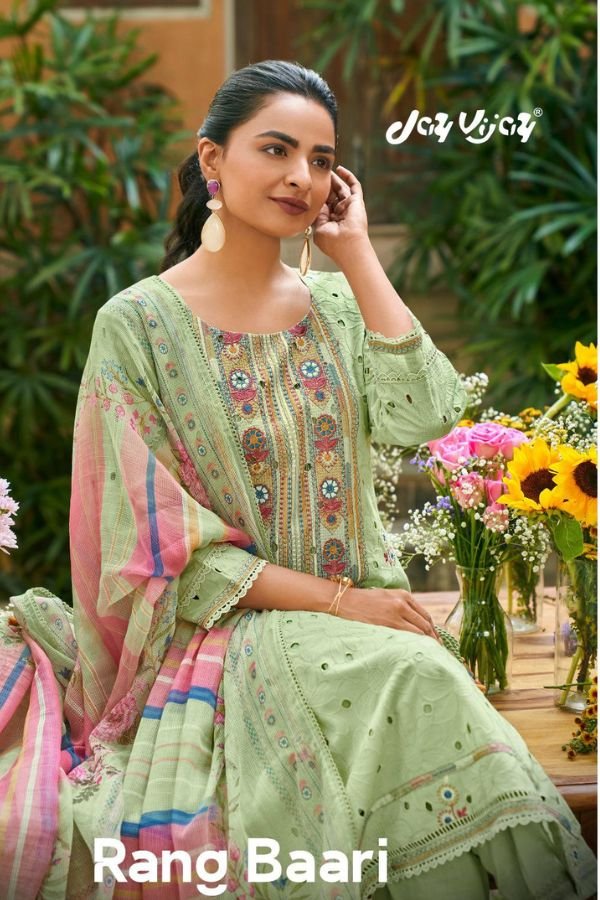 Jay Vijay Prints Rang Baari Premium Cotton 6pcs Suit Catalog