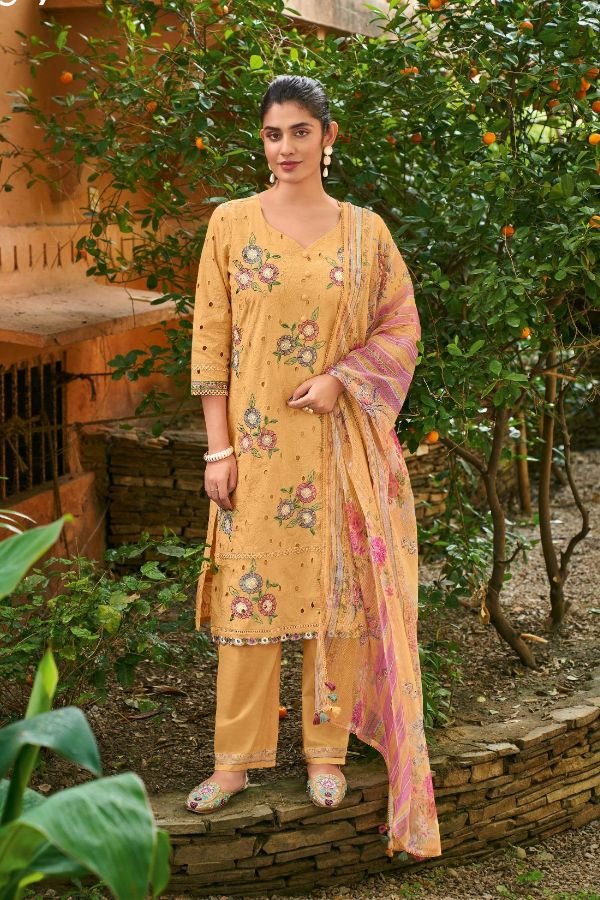 Jay Vijay Prints Rang Baari Premium Cotton 6pcs Suit Catalog