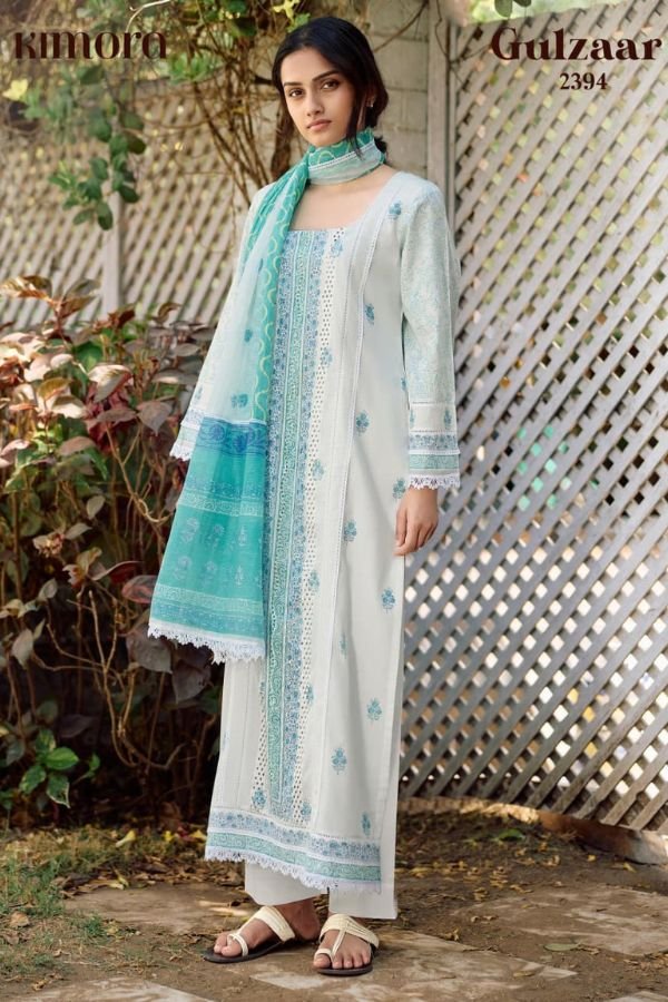 Kimora Fashion Gulzaar Pure Cotton Lawn 4pcs Suits Set