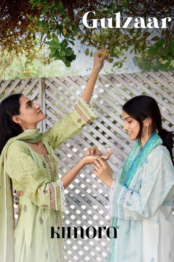 Kimora Fashion Gulzaar Pure Cotton Lawn 4pcs Suits Set