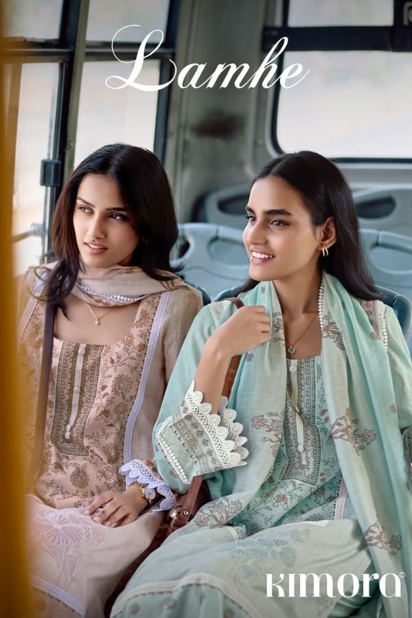 Kimora Fashion Lamhe Pure Cotton Lawn 4pcs Suits Set