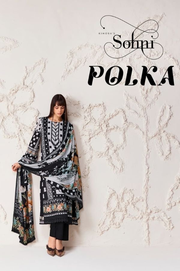 Kimora Fashion Polka Pure Cotton 4pcs Suits Set