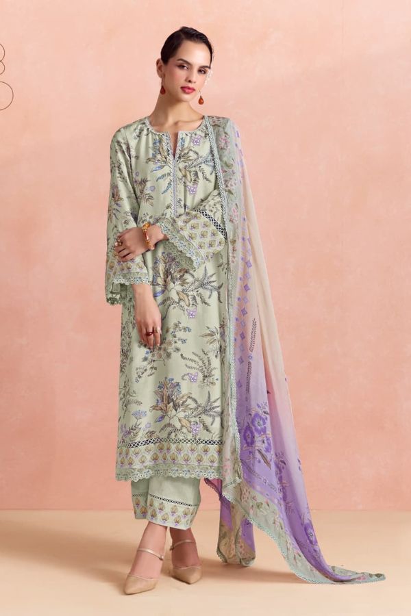 Kimora Fashion Sohni Fern Pure Cotton 4pcs Suits Set