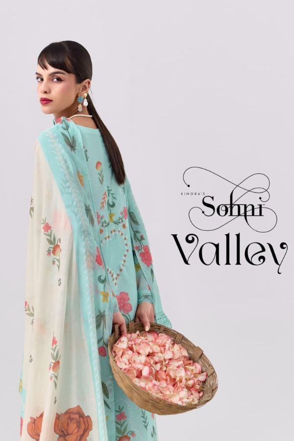 Kimora Fashion Valley Pure Cotton Lawn 4pcs Suits Set