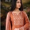 Netra Exclusive Gucci 04 Cotton Satin 6 Pcs Suit Catalog