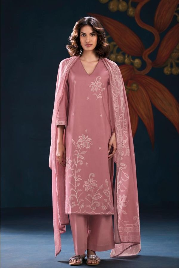 Ganga Fashion Daira S5014 Premium Cotton 4pcs Suit Set