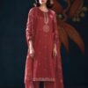 Ganga Fashion Gulrukh S5027 Cotton Satin 4pcs Suit Set