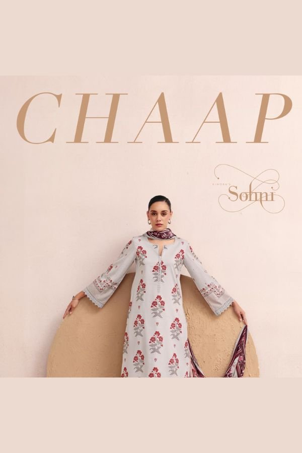 Kimora Fashion Chaap Pure Cotton Lawn 4pcs Suits Set