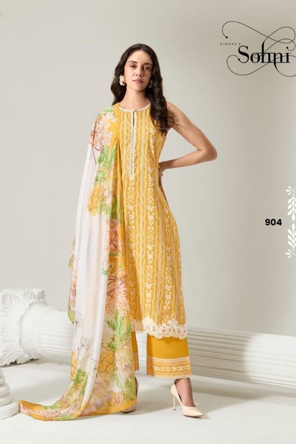 Kimora Fashion Sohni Secret Pure Muslin 4pcs Suits Set
