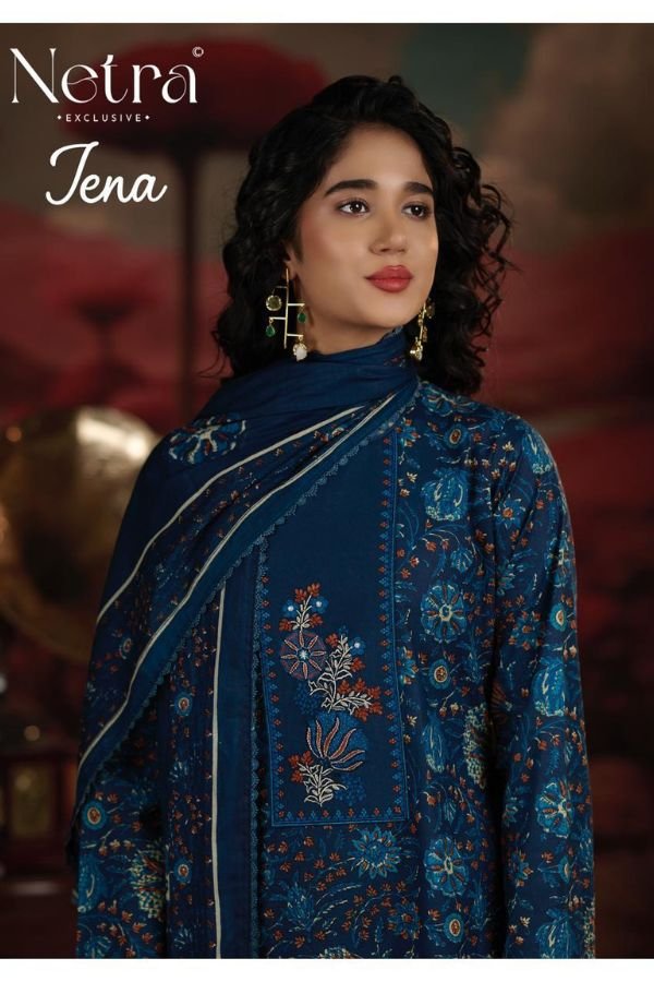Netra Exclusive Jena Cotton 6 Pcs Ladies Suit Catalog